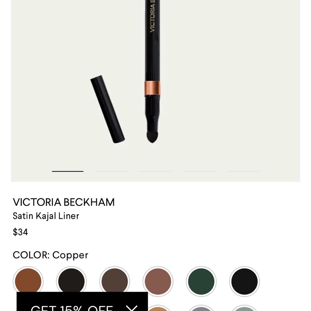Victoria Beckham Copper Kajal Liner - Picture 2 of 5